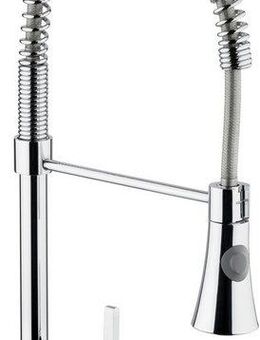 CORNAT Spültischarmatur Fuerte HD, Messing, verchromt