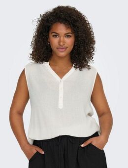 ONLY CARMAKOMA Shirttop CARJETTE LIFE S/L TOP WVN NOOS