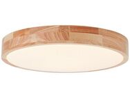 Brilliant Deckenleuchte Slimline, LED wechselbar, Warmweiß, LED Wand- und Deckenlampe 39cm holz hell/weiß