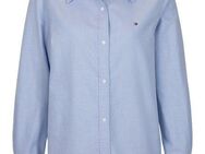 Tommy Hilfiger Hemdbluse OXFORD RELAXED FIT SHIRT mit aufgestickter Flag