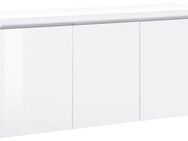 INOSIGN Kommode Magic, Kommode, Schrank, Sideboard, Kredenz, mit 3 Türen, Komplett Hochglanz lackiert, (B/T/H) 150x40x81 cm