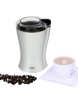 elektrische Kaffeemühle silber 150 Watt Gewürzmühle 70g Fassung - Berlin Neukölln