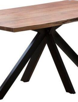 Home affaire Esstisch Manhattan, mit echter Baumkante