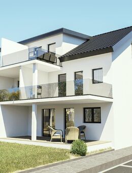 10% Abschreibung p.a: EG-Wohnung mit Garten im KfW40 EH QNG Standard! - Hettenshausen