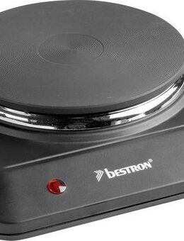 bestron Einzelkochplatte AHP150 Kitchen Heroes, aus Gusseisen, Ø 18 cm, 1500 Watt, Schwarz