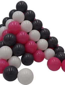 Knorrtoys® Bällebad-Bälle 100 Stück, creme/grey/rose (100-St), 100 Stück