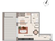 Whg. 9 - wundervolle 2.-Zi--Penthouse-Whg. mit großer Dachterrasse (barrierefrei) - Neckarwestheim