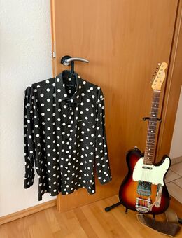 Men's Cotton Long Sleeve Polka Dot Retro Dress Shirt Size L - Radolfzell (Bodensee)