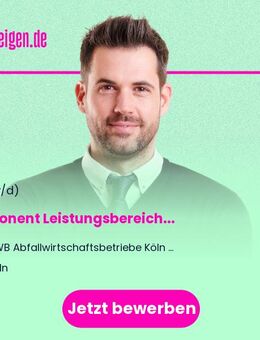 Disponent Leistungsbereich (m/w/d) - Köln