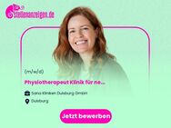 Physiotherapeut (m/w/d) Klinik für neurologische Frührehabilitation (B 04) - Duisburg