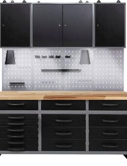 ONDIS24 Werkstatt-Set, 160 cm, mit LED
