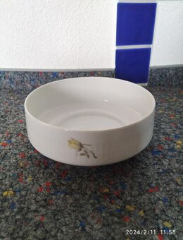 altes Scherzer Porzellan Schüssel Salatschüssel Goldrand - Fulda Zentrum