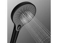 WENKO Handbrause Ultimate Shower, (1-tlg), Schwarz/Grau, Ø 13 cm