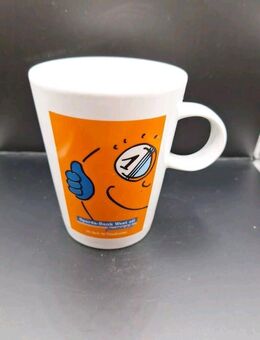 Tasse Sparda-Bank West eG 10cm hoch 8cm breit Werbung Die Bank für Privatkunden - Essen