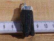 Anhänger, schwarzer Turmalin, Schörl Mineralien 817 - Wiggensbach