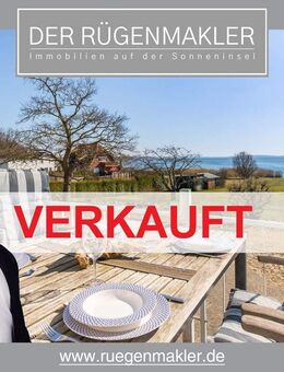 Rarität mit Wasserzugang! Erdgeschosswohnung mit Balkon, Kamin und 2x Stellplätzen in 18556 Breege - Breege