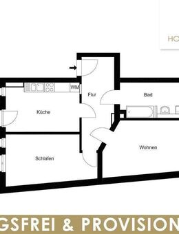 Bezugsfreie 2 Zimmer mit Balkon - Provisionsfrei - Leipzig