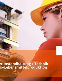 Mitarbeiter Instandhaltung / Technik (m/w/d) Bio-Lebensmittelproduktion - Diepholz