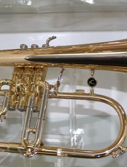 Antoine Courtois Flügelhorn, Modell 154 R, Goldmessing mit Trigger inkl. Koffer - Hagenburg