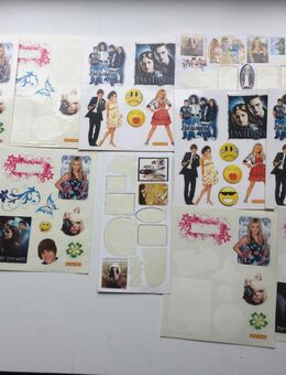 Vintage Sticker Set Hannah Montana Justin Bieber - Fulda