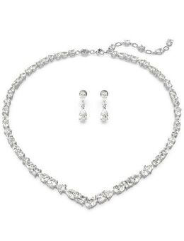 Swarovski Ohrring und Ketten Set Mesmera (Set, 3-tlg), mit funkelnden Swarovski® Zirkonia (synth)