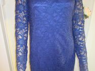 NEU * DESIGNER * Lace Spitzen * Abend * Ausgeh * Cocktail * Tanz * Strech * Bodycon * Midi * Kleid "Jessica Howard" Gr. 36- 38/ S * royal- königs- mittel- blau * - Riedlingen