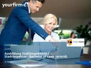 Ausbildung Stadtinspektorin / Stadtinspektor - Bachelor of Laws (w/m/d) - Moers