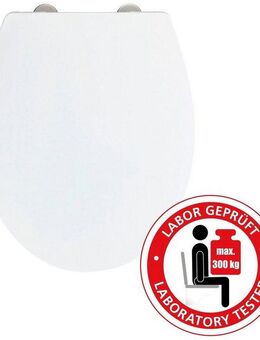 WENKO WC-Sitz Ostuni (1-St), Thermoplast, belastbar mit 300 kg, mit Absenkautomatik