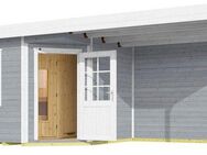 weka Saunahaus SALO 2, BxTxH: 646 x 338 x 237 cm, 28 mm, inkl. hochwertiger Elementsauna