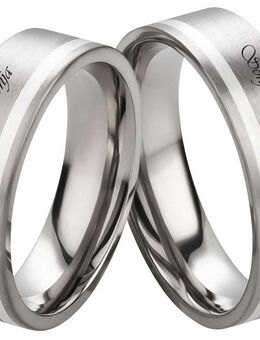 Ringe aus Titan mit 925 Silber T079 mit Stein - Aholming