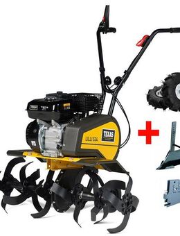 Texas Benzinmotorhacke SET 534TG, 85 cm Arbeitsbreite, Set, 4-St., 4 kW/5,4 PS, mit Rückwärtsgang und Zubehör – kraftvoll und vielseitig