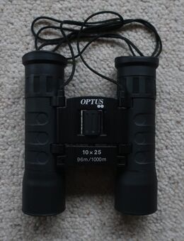 Optus Taschen-Fernglas 10 x 25 GA schwarz 96m/1000m - Niddatal