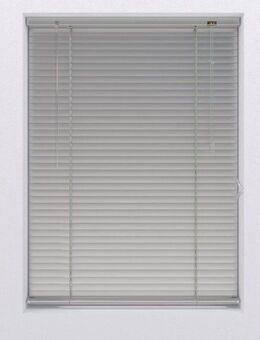 my home Jalousie, ohne Bohren, freihängend, Aluminium, Klemmträger mit Feststellschraube