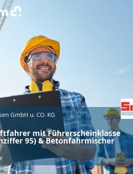 Berufskraftfahrer mit Führerscheinklasse C/CE (Kennziffer 95) & Betonfahrmischer (m/w/d) - Eckernförde