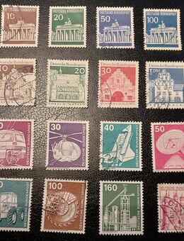 16 Briefmarken Deutsche Bundespost, gestempelt, von 1966 bis 1975 - Leverkusen