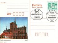 DDR: MiNr. P 92, 17.04.1990, "Aufbau in der DDR", Ersttagstempel - Brandenburg (Havel)