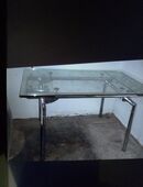 Wohnzimmer Glastisch verstellbar 140/200-90. in 25746