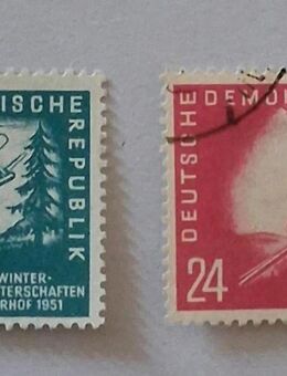 DDR 1951 Wintersport Meisterschaft komplett gestempelt - Görlitz