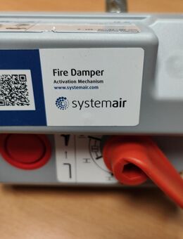 Systemair Fire Dumper - Systemair Auslösemechanismus mit Schmelzl - Hannover Herrenhausen-Stöcken