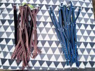 Hundehalsband Softra blau und rosa Halsband für Hunde Stoffhalsband NEU - Sengenthal