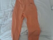 Verkaufe eine gebrauchte Orange Sport Leggings von der Marke D.Franklin - Brigachtal