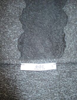 NEU * Ausgefallen * Lace- Spitze * Feinstrick * Pullover "edc by ESPRIT" Gr. 36- 38, 40/ S- M * schwarz * grau * Melange * - Riedlingen
