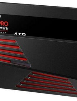 Samsung 990 PRO Heatsink 4TB interne SSD (4000 GB) 7450 MB/S Lesegeschwindigkeit, 6900 MB/S Schreibgeschwindigkeit