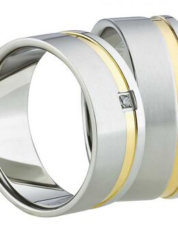 Edelstahl Partnerringe Liebe vereint AB1120-AB1121 - Aholming