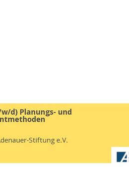 Trainee (m/w/d) Planungs- und Managementmethoden - Berlin