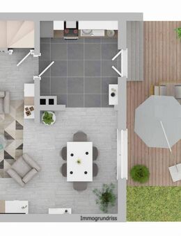 Kleines gemütliches teilsaniertes Reihenendhaus mit schönem Garten in ruhiger Lage - Völklingen