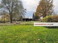 IMMOBERLIN.DE - Charmantes Einfamilienhaus + Nebengelasse auf sehr großem Anwesen in guter ländlicher Infrastruktur - Löwenberger Land