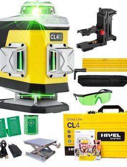 NIVEL SYSTEM CROSS LASER CL4G GRÜN Set Vermessung Baustelle GalaBau - Wuppertal