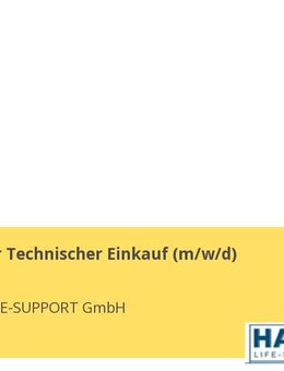 Mitarbeiter Technischer Einkauf (w/m/d) - Karlsbad