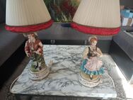 2x Porzellan Tischlampen vermutlich Capodimonte Florence 1950er oder 60er Jahre - Ravensburg